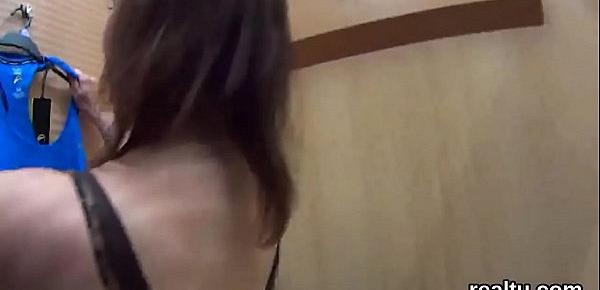  Perfect czech girl was teased in the supermarket and screwed in pov